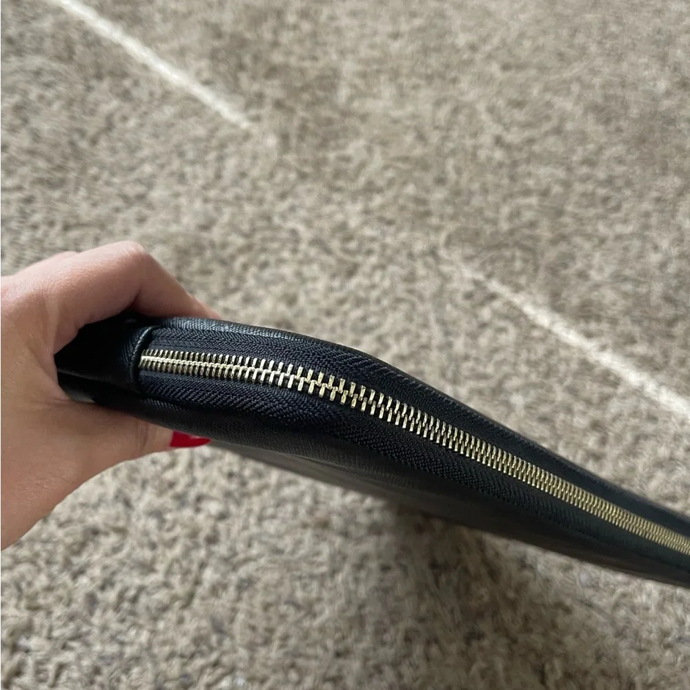 Kate Spade Black Saffiano Leather Laptop Case